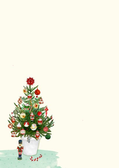 Kerstboom ornamenten kerstbal 2