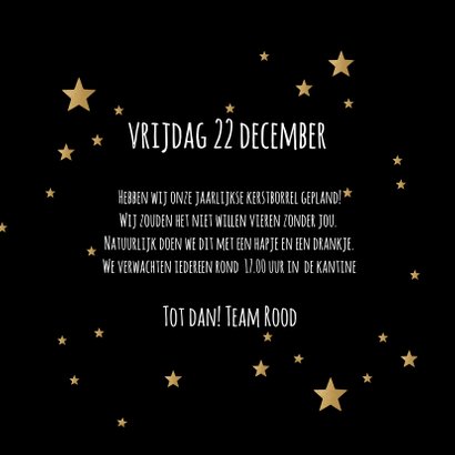 Kerstborrel zwart goudlook champagne 3