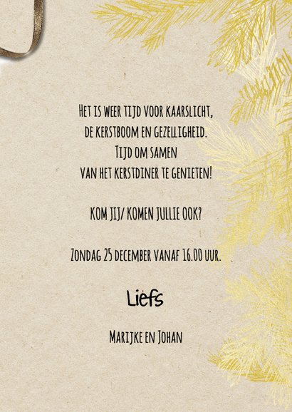 Kerstdiner uitnodiging 2 - SG 3