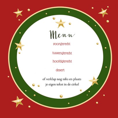 Kerstdiner - uitnodiging met engeltjes 3