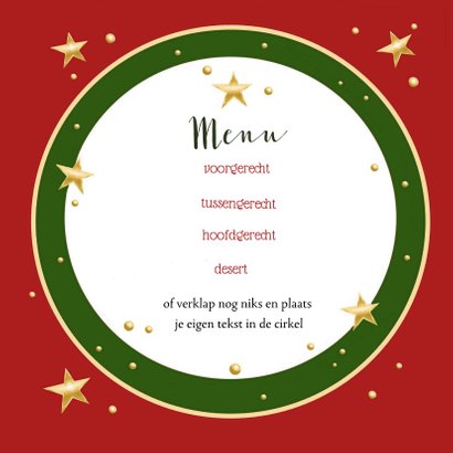 Kerstdiner - uitnodiging met engeltjes 3