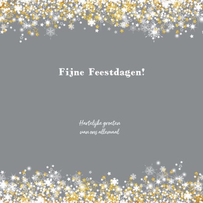 Kerstkaart 2019 grijs goud romantisch handlettering 3