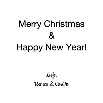 Kerstkaart 2019 typografie goud 3