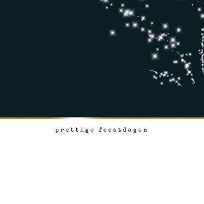 Kerstkaart 2020-2021, met foto en sterretjes vuurwerk 2