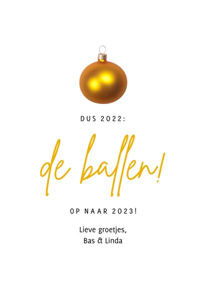 Kerstkaart - 2022 kan de boom in 3