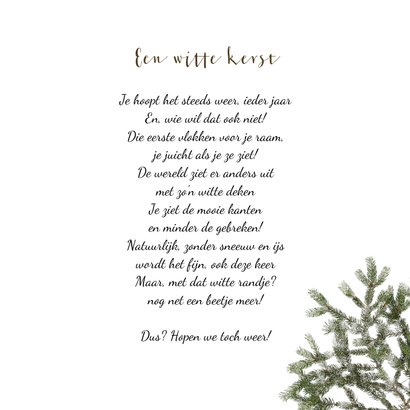Kerstkaart 2023 winters bos 3