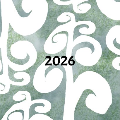 Kerstkaart 2025-2026 modern botanisch 2