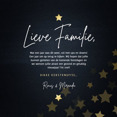 Kerstkaart 2025 wat een jaar met sterren 3