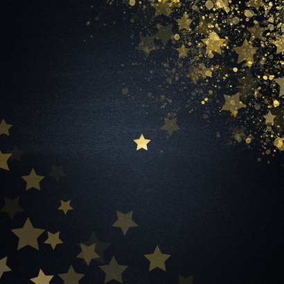 Kerstkaart 2025 wat een jaar met sterren Achterkant