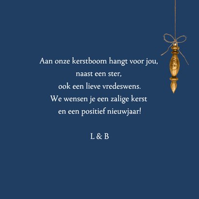 Kerstkaart 2026 kerstballen 3