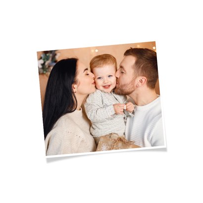 Kerstkaart 2026 modern sprankelend sterren foto champagne 2