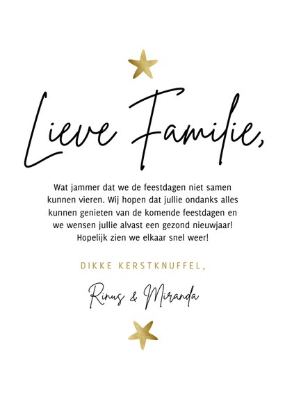 Kerstkaart 365 nieuwe dagen met 365 nieuwe kansen 3