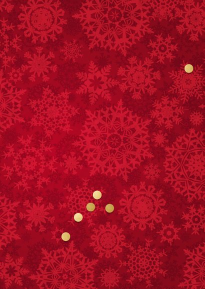 Kerstkaart 4 goudkleurige lijstjes 2
