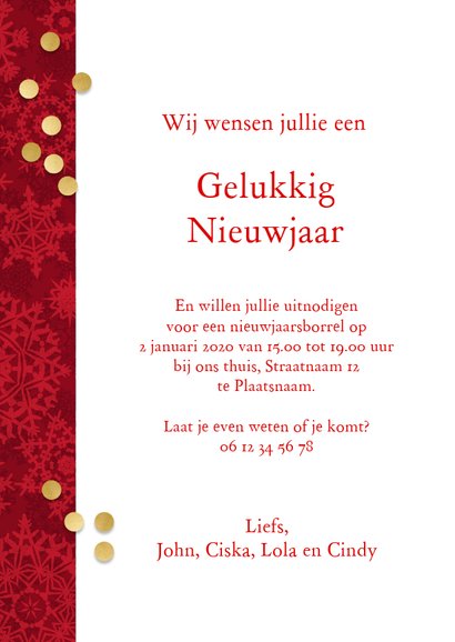 Kerstkaart 4 goudkleurige lijstjes 3