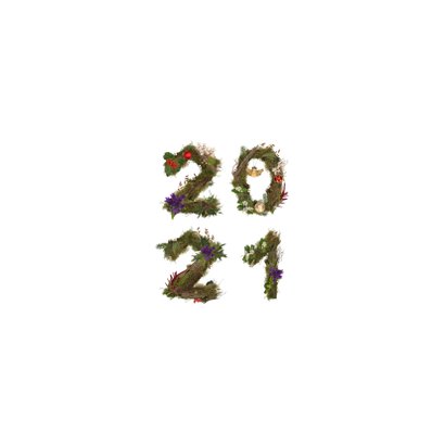 Kerstkaart 4x foto aan jute touw 2021 Achterkant
