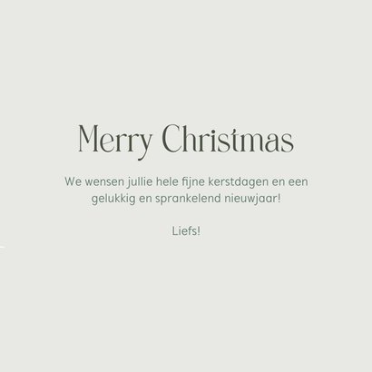 Kerstkaart abstracte vormen in kersttinten 3