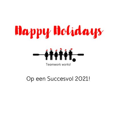 Kerstkaart All Stars 2