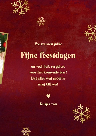 Kerstkaart 'Alles verandert' fotocollage 3