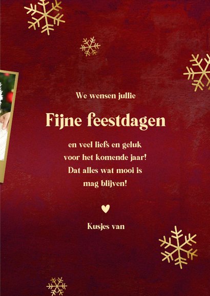 Kerstkaart 'Alles verandert' fotocollage 3