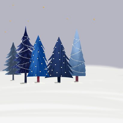 Kerstkaart amerikaanse auto rood met kerstman 2