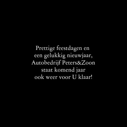 Kerstkaart auto in sneeuw 2020 RB 2