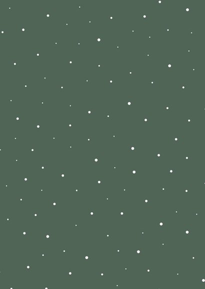 Kerstkaart auto met kerstboom op dak Vrienden GHZ Achterkant