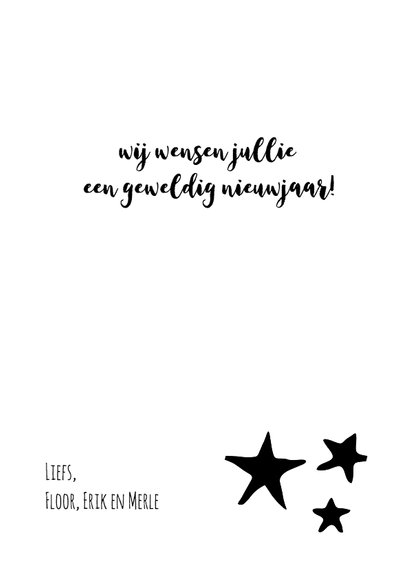 Kerstkaart baby's first christmas card 3
