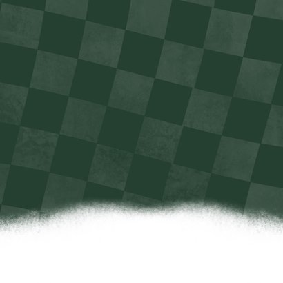 Kerstkaart beer met kerstmuts Ho Ho Ho Achterkant