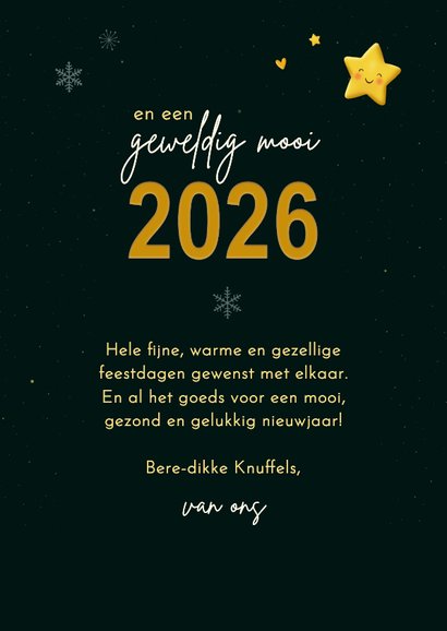 Kerstkaart Beregezellige dagen 3