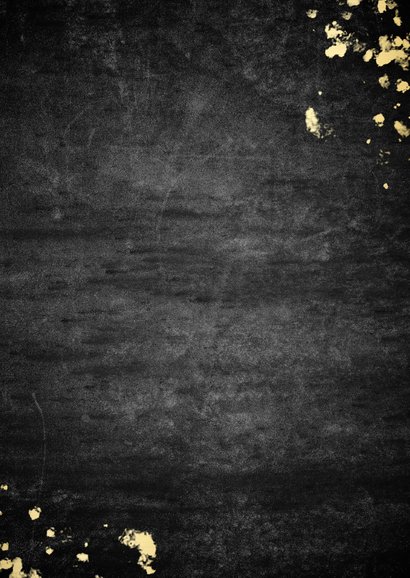 Kerstkaart beton 'merry christmas' fotocollage Achterkant
