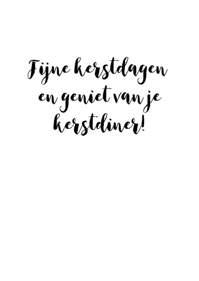 Kerstkaart big Christmas dinner 3