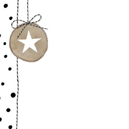 Kerstkaart Boomschijven Stippen 2