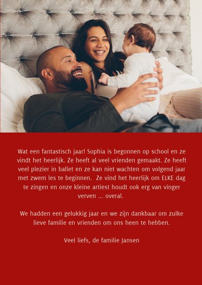 Kerstkaart botanisch met duiven 3
