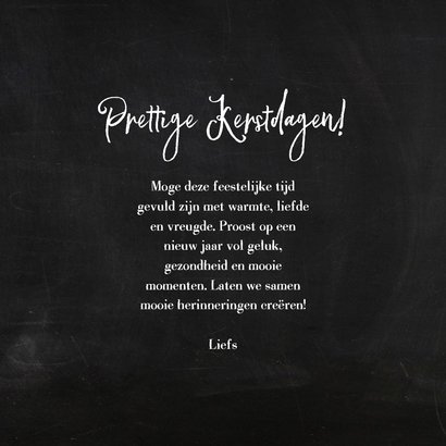 Kerstkaart chalkbord handlettering 3