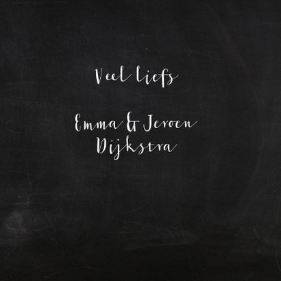 Kerstkaart chalkbord handlettering 3