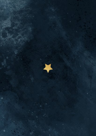 Kerstkaart christelijk Jezus licht vreugde hoop Achterkant