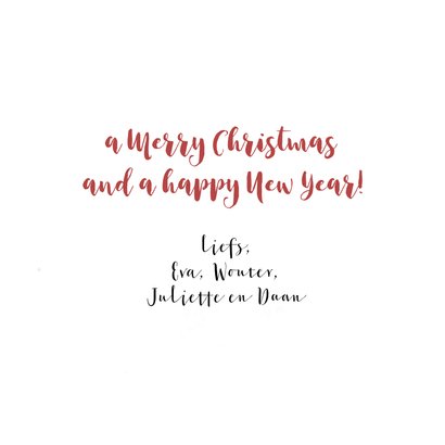 Kerstkaart Christmas Home 3