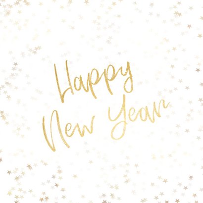 Kerstkaart Christmas wit en goud 4 foto's - Een gouden kerst 2