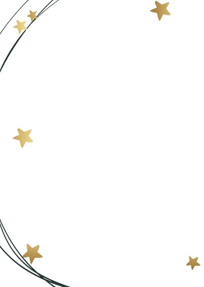Kerstkaart cirkel ster 2