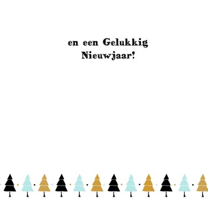 Kerstkaart CliniClowns Boompjes 3