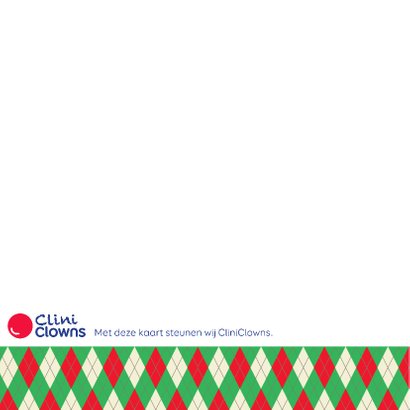 Kerstkaart CliniClowns Ruiten 2