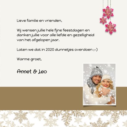 Kerstkaart collage sterren stijlvol 3
