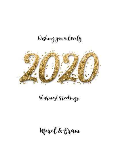 Kerstkaart confetti Christmas en eigen foto 2020 3