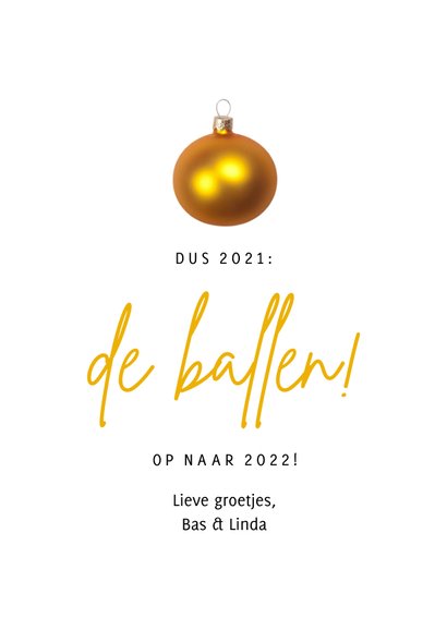 Kerstkaart corona - 2021 kan de boom in 3