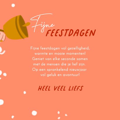 Kerstkaart de baard van de Kerstman 3