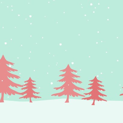 Kerstkaart denneboom 2