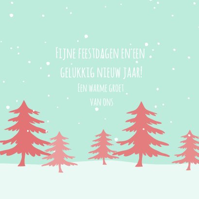 Kerstkaart denneboom 3
