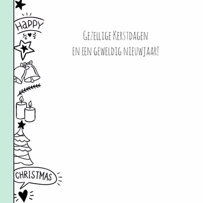 Kerstkaart Doodle - WW 3