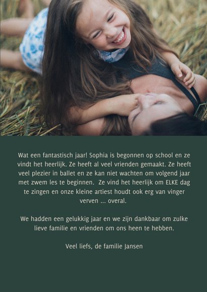 Kerstkaart duiven en bloemen 3