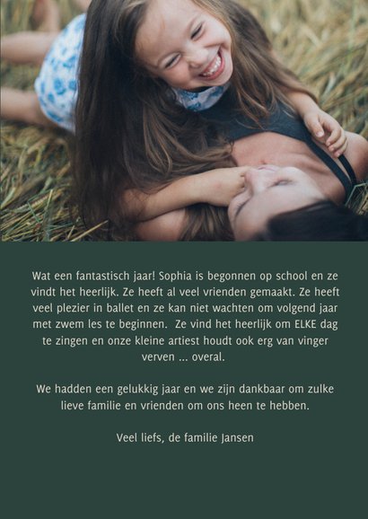 Kerstkaart duiven en bloemen 3